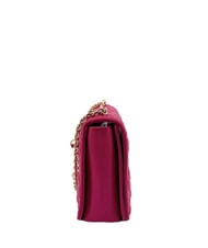 LOVE MOSCHINO QUILTED GOLD CHAIN Torba na ramię / torba crossbody magenta - Torby damskie - 4