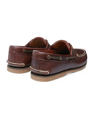 TIMBERLAND Scarpe da barca KLASYCZNY, ze sk&oacute;ry BRĄZOWY - Buty męskie - 3