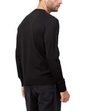 GUESS DANE TECH Sweter z długim rękawem i okrągłym dekoltem odrzutowiec - Koszulki męskie - 2