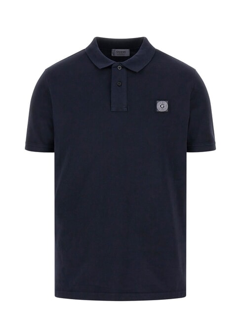 WASHED  Koszulka polo z kr&oacute;tkim rękawem inteligentnyniebieski - Polo męskie