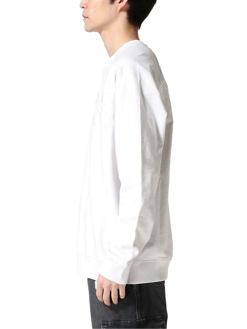 RAGLAN Bluza bawełniana z okrągłym dekoltem czysto biały - Bluzy męskie
