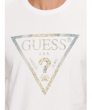 GUESS TRIANGLE Koszulka z nadrukiem maxi czysto biały - Koszulki męskie - 3