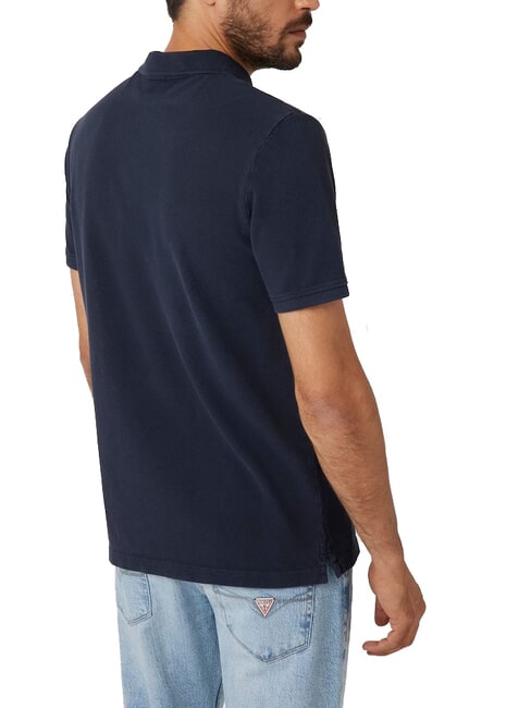 WASHED  Koszulka polo z kr&oacute;tkim rękawem inteligentnyniebieski - Polo męskie