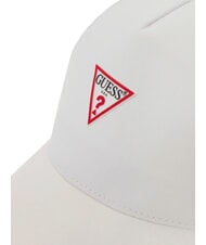 GUESS TRIANGLE  Czapka z daszkiem czysto biały - Włosy - 3