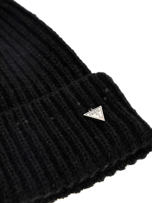 LUREX Czapka z mieszanki wełny CZARNY - Włosy