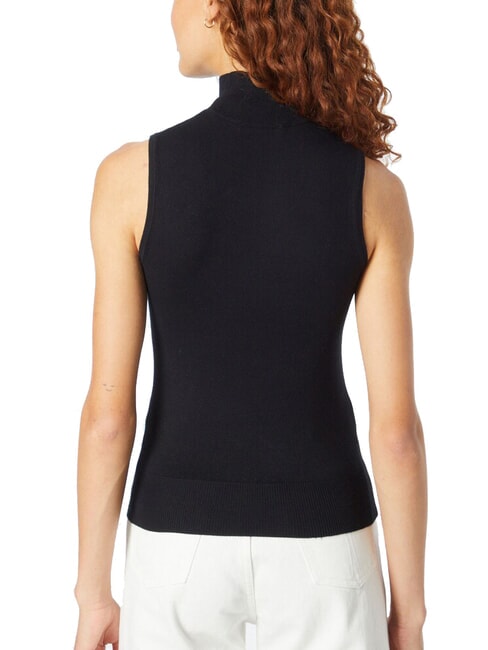 ZELINDA Top z golfem i otworami na ręce odrzutowiec - Koszulki i topy damskie