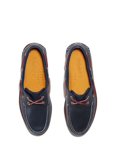 CLASSIC BOAT  Sk&oacute;rzane buty żeglarskie niebieski - Buty męskie