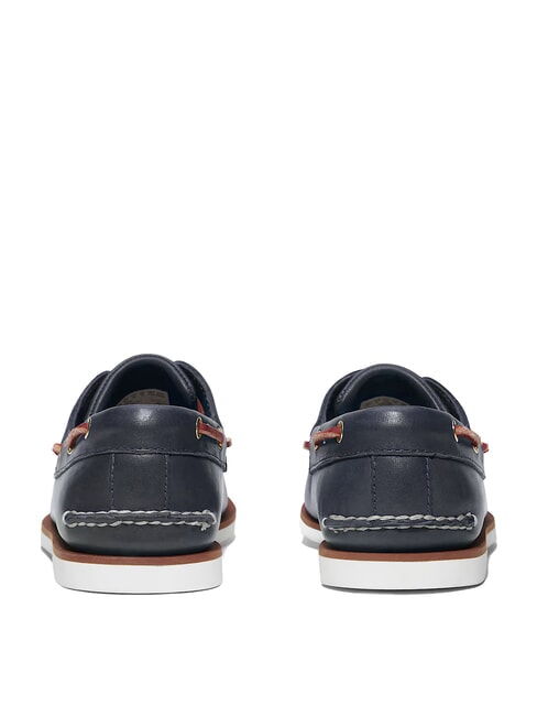 CLASSIC BOAT  Sk&oacute;rzane buty żeglarskie niebieski - Buty męskie