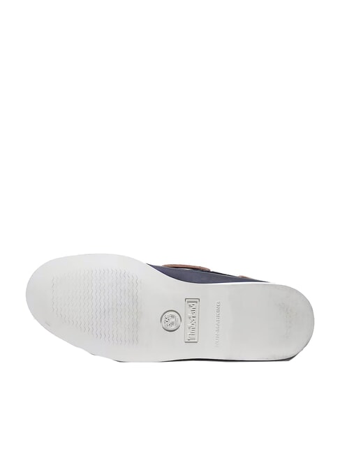 CLASSIC BOAT  Sk&oacute;rzane buty żeglarskie niebieski - Buty męskie