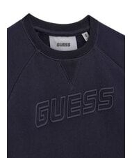 GUESS MINI ME KIDS Bluza z okrągłym dekoltem i wytłoczonym logo głębinowe a753 - Bluzy dziecięce - 3