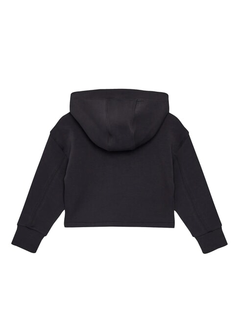 KIDS Bluza z kapturem z logo St. niebieski grafitowy szary - Bluzy dziecięce