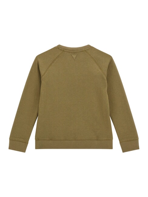 MINI ME KIDS Bluza z wytłoczonym logo oliwka wojskowa - Bluzy dziecięce