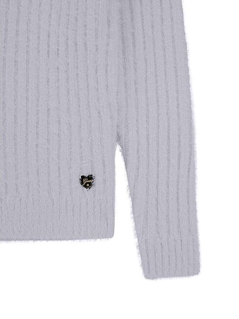 KIDS Sweter żebrowany z dekoltem w serek wiatr arktyczny - Swetry dziecięce