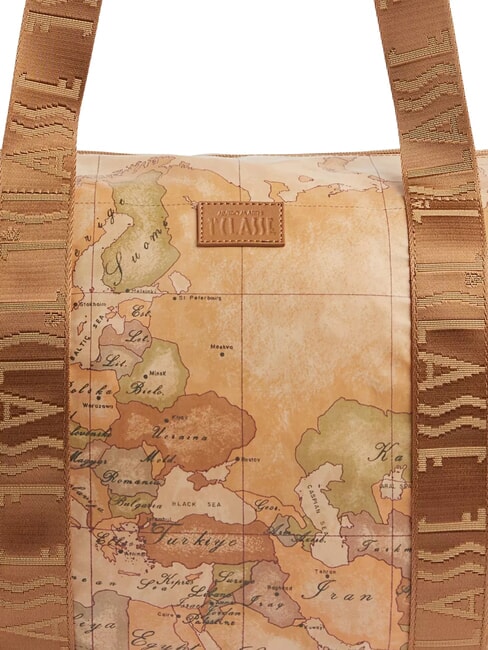 GEO CLASSIC  Torba na ramię NATURALNY - Mn&oacute;stwo
