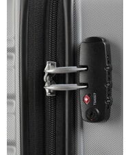 AMERICAN TOURISTER FLASHLINE Średni w&oacute;zek rozszerzalny niebo srebrne - W&oacute;zki twarde - 6