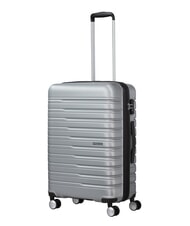AMERICAN TOURISTER FLASHLINE Średni w&oacute;zek rozszerzalny niebo srebrne - W&oacute;zki twarde - 8