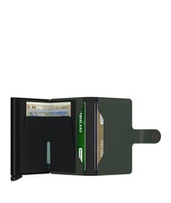 SECRID MATTE  Portfel z uchwytem na kartę blokującą RFID zielony czarny - Portfele męskie - 2