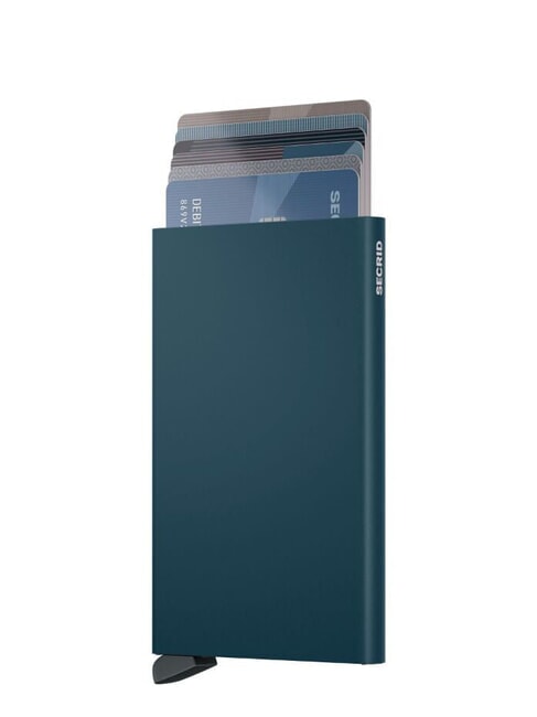 CARDPROTECTOR  Uchwyt na kartę blokującą RFID cyraneczka - Portfele męskie