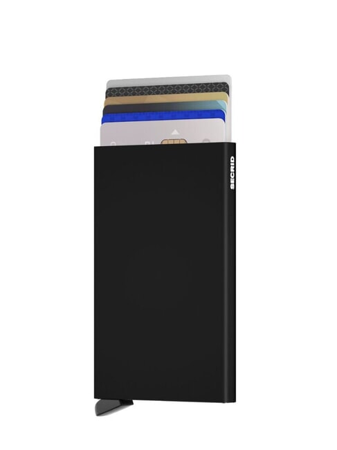 CARDPROTECTOR  Uchwyt na kartę blokującą RFID czarny - Portfele męskie