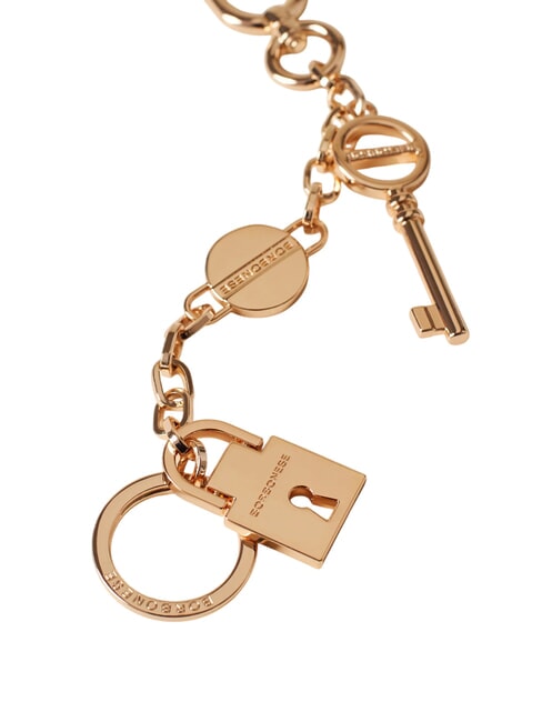 KEYRING  Metalowy brelok jasnozłoty bez - Brelok