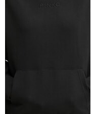 PINKO MAKAMBA Bluza z kapturem czarna limuzyna - Bluzy damskie - 4
