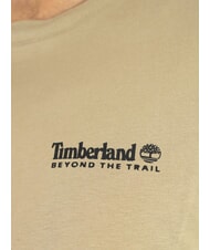 TIMBERLAND ASOS DESIGN 4 Koszulka bawełniana z nadrukiem na plecach - Koszulki męskie