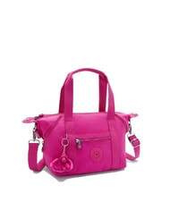 KIPLING ART MINI Torba zakupowa z paskiem na ramię świecąca fuksja - Torby damskie - 2
