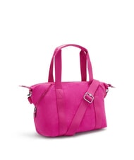 KIPLING ART MINI Torba zakupowa z paskiem na ramię świecąca fuksja - Torby damskie - 4
