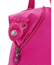 KIPLING ART MINI Torba zakupowa z paskiem na ramię świecąca fuksja - Torby damskie - 5
