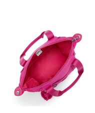KIPLING ART MINI Torba zakupowa z paskiem na ramię świecąca fuksja - Torby damskie - 6