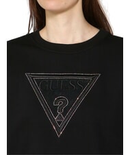 GUESS TRIANGLE FLECEE  Podkoszulek odrzutowiec - Bluzy damskie - 3