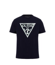 GUESS SS CN TRIANGLE Koszulka bawełniana inteligentnyniebieski - Koszulki męskie - 4