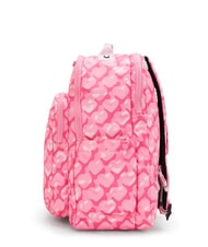 KIPLING SEOUL COLLEGE Plecak z kieszenią na laptopa 15" urocze serca - Plecaki szkolne i rekreacyjne - 4