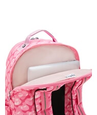 KIPLING SEOUL COLLEGE Plecak z kieszenią na laptopa 15" urocze serca - Plecaki szkolne i rekreacyjne - 6