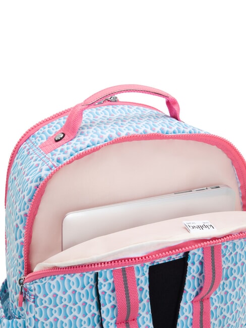 SEOUL COLLEGE Plecak z kieszenią na laptopa 15" marzycielska kombinacja geo - Plecaki szkolne i rekreacyjne
