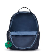 KIPLING SEOUL Plecak z kieszenią na laptopa 15" blok niebiesko-zielony - Plecaki szkolne i rekreacyjne - 7