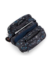 KIPLING SARI Drukowany plecak na k&oacute;łkach wyścig w dżungli - Plecaki z w&oacute;zkiem - 4