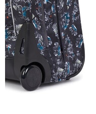 KIPLING SARI Drukowany plecak na k&oacute;łkach wyścig w dżungli - Plecaki z w&oacute;zkiem - 5