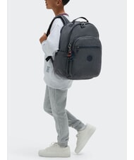 KIPLING SEOUL COLLEGE Plecak z kieszenią na laptopa 15" marynarka wojenna - Plecaki szkolne i rekreacyjne - 8