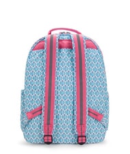 KIPLING SEOUL LAP Plecak z kieszenią na laptopa 15" marzycielska kombinacja geo - Plecaki szkolne i rekreacyjne - 4