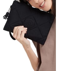 KIPLING FANCY Sprzęgło z mankietem kosmiczna czarna kołdra - Torby damskie - 6