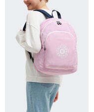 KIPLING CURTIS L Plecak na laptopa 15" kwitnący r&oacute;żowy środek - Plecaki szkolne i rekreacyjne - 5