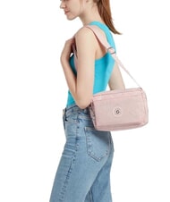 KIPLING ABANU M Torba na ramię tłoczenie wiosennej r&oacute;ży - Torby damskie - 6