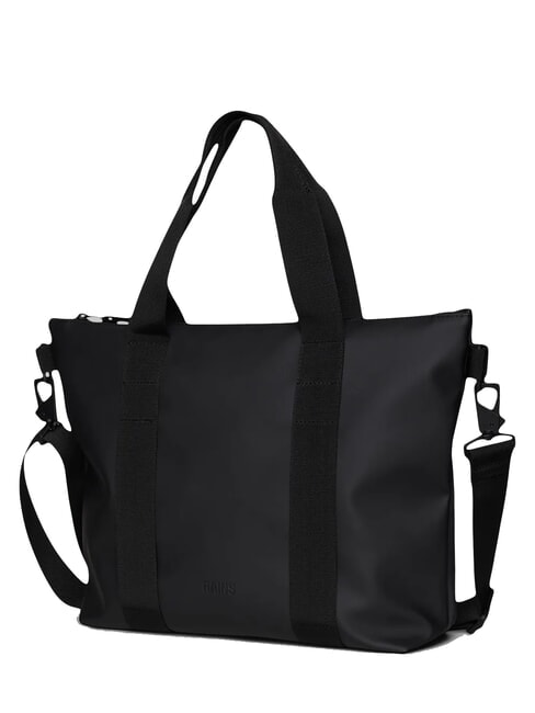 TOTE BAG Torba na ramię z paskiem na ramię czarny - Torby damskie