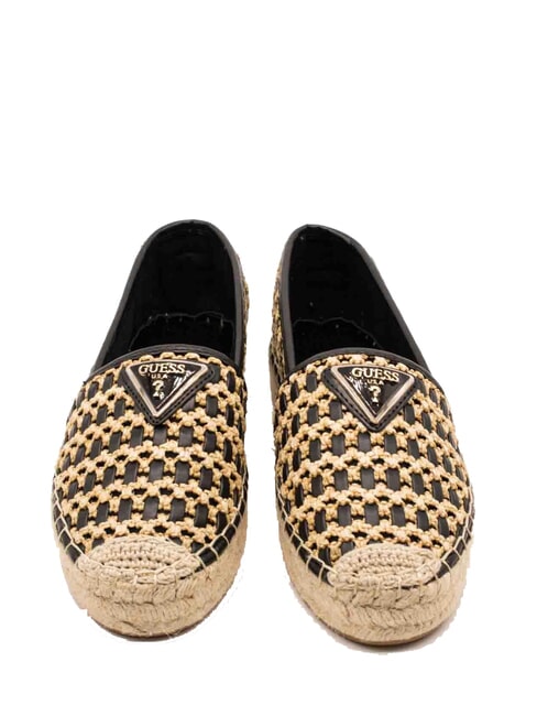 JOLANDON  Mokasyny espadryle CZARNY - Buty damskie