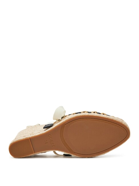 CYRENAM  Wysokie sandały espadryle CZARNY - Buty damskie