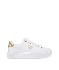 GUESS DENESA Adidasy białe złoto - Buty damskie - 2