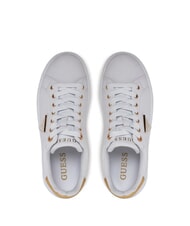 GUESS DENESA Adidasy białe złoto - Buty damskie - 4