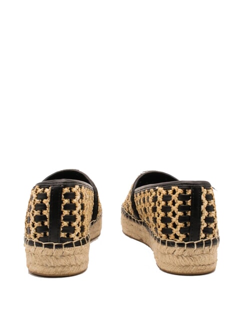 JOLANDON  Mokasyny espadryle CZARNY - Buty damskie