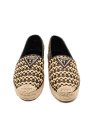 GUESS JOLANDON  Mokasyny espadryle CZARNY - Buty damskie - 4